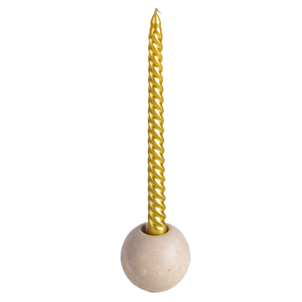 Marble Pillar Candle Holder