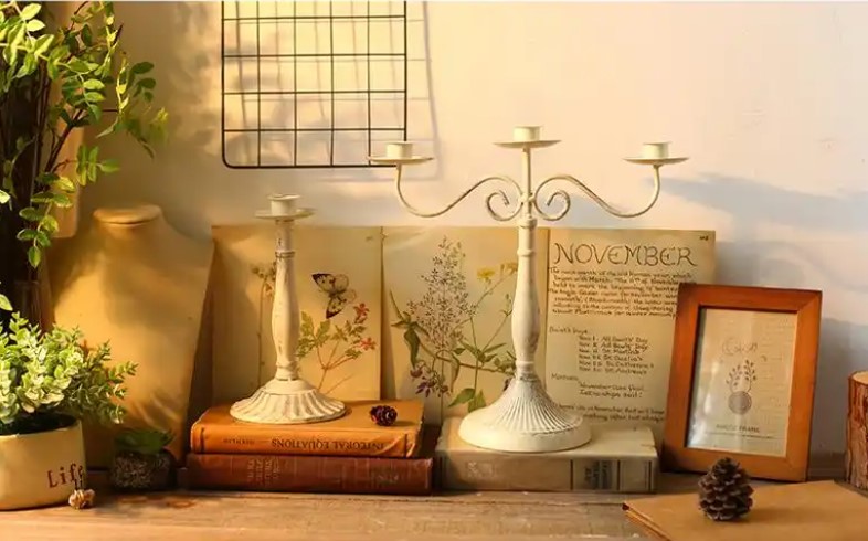 Solid Wood Candle Holder