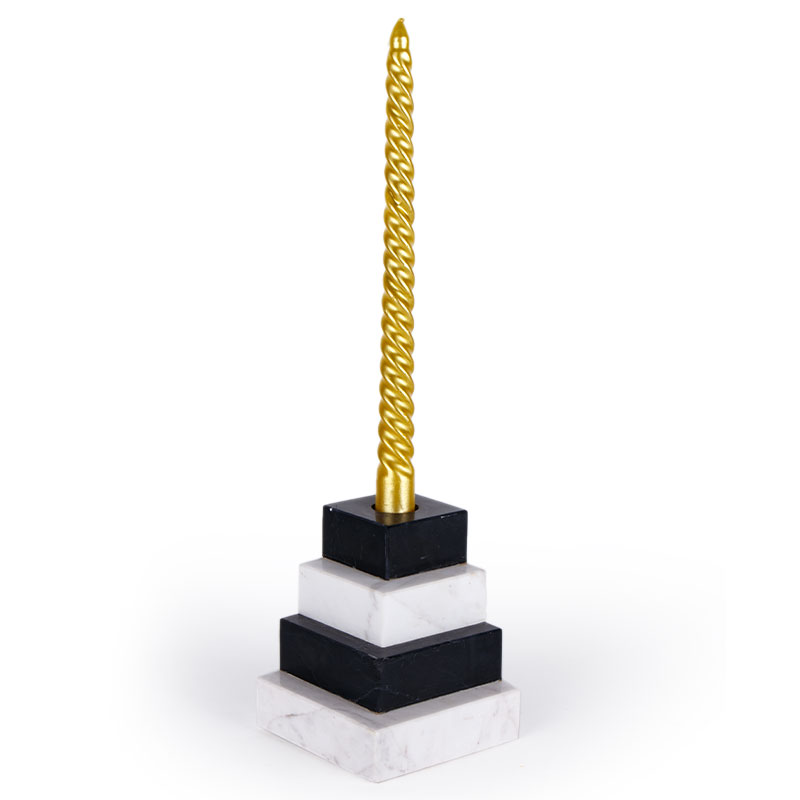 Black Square Candle Holder