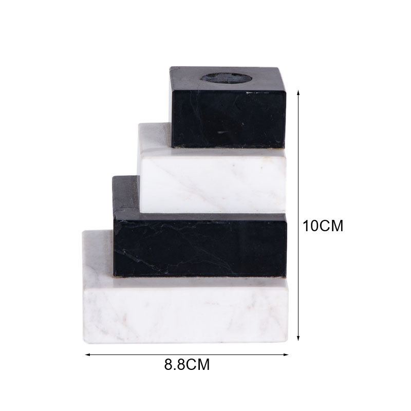 Carrra White Marble Candle Holder