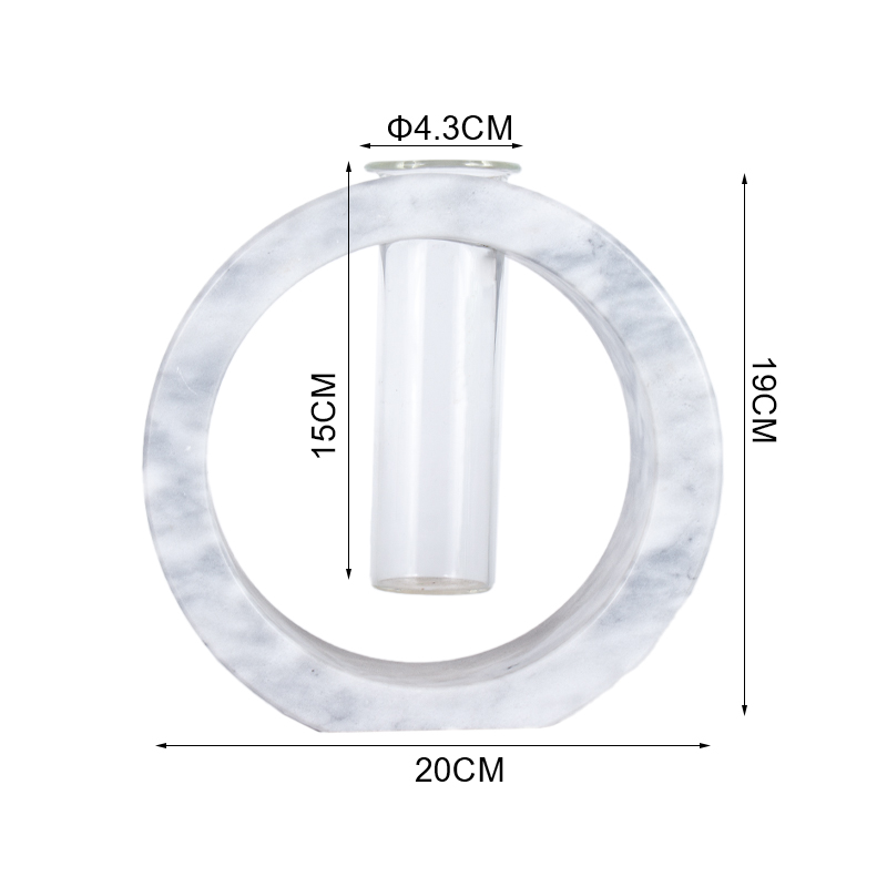 Round Marble Vase Round Marble Vase