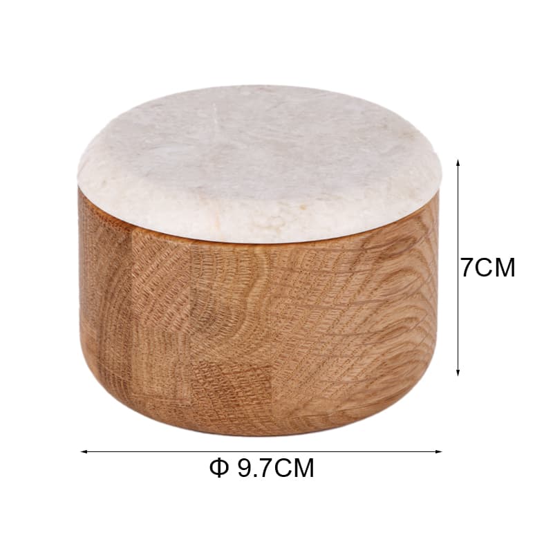 Round Wooden Box