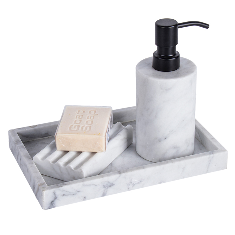 Marble Bathroom Accessories Set