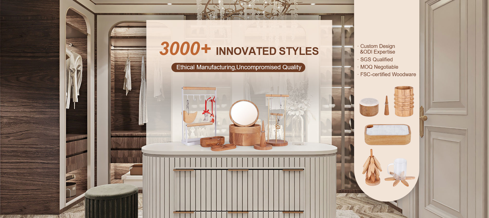 Wood Food Serving Tray Supplier