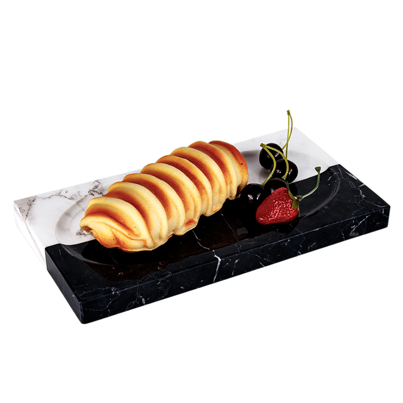 Black Marble Serving Plate