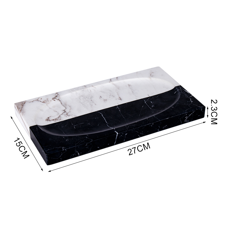 White Marble Rectangle Plate White Marble Rectangle Plate