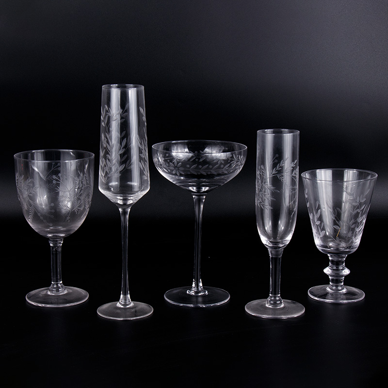 Recycled Glass Drinkware Set