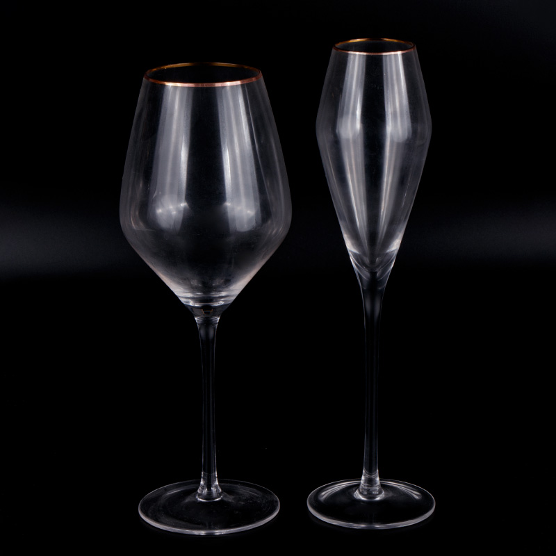 Blown Crystal Glass Goblet