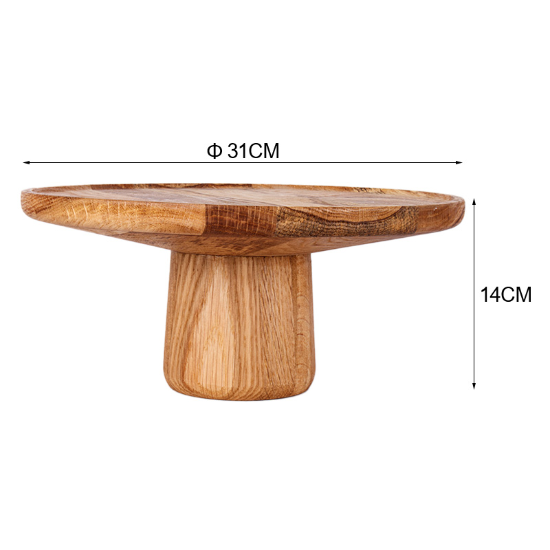 Carved Wood Cake Stand Carved Wood Cake Stand