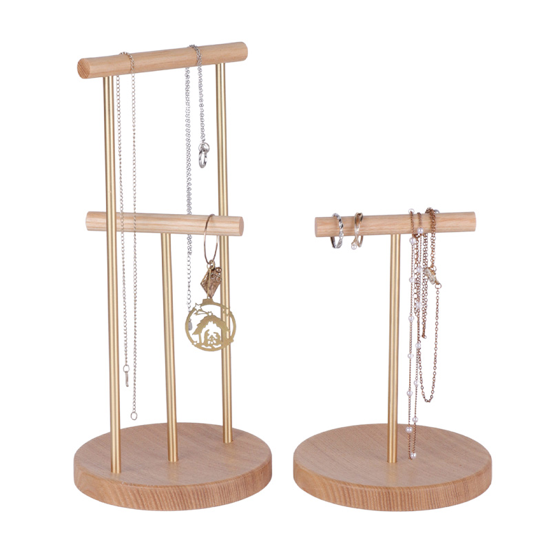 Wood Jewelry Tower Stand
