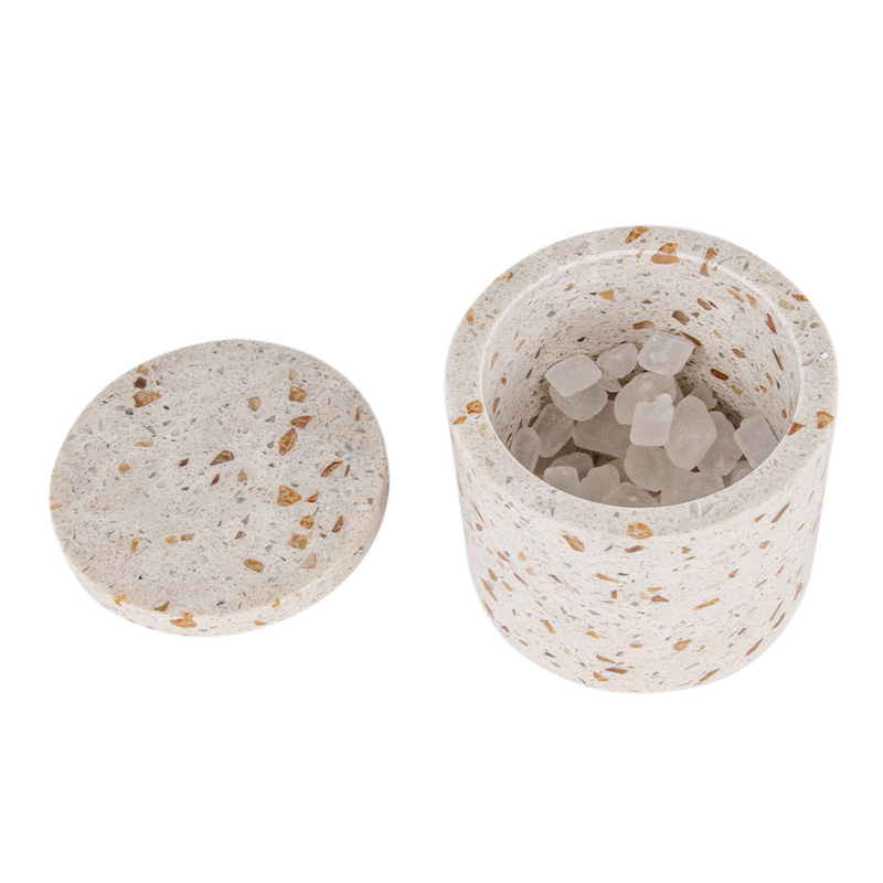 Kitchen Organization Marble Spice Jar