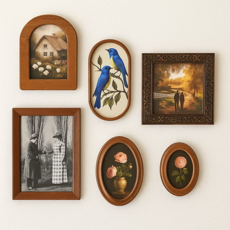Wooden Wedding Photo Frame
