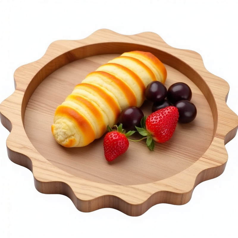 Custom Carved Wood Tray
