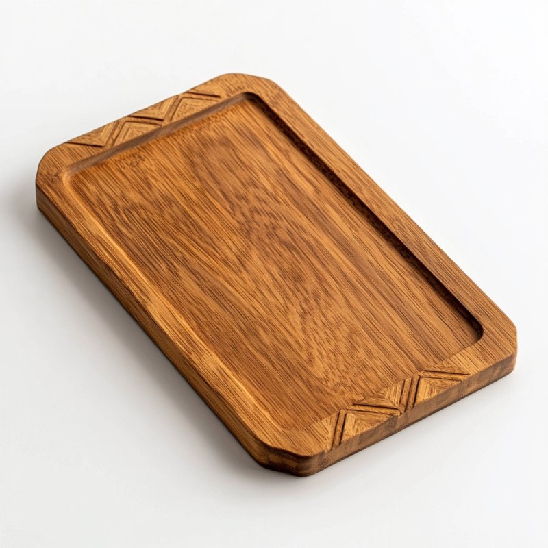 Natural Wood Serving Tray