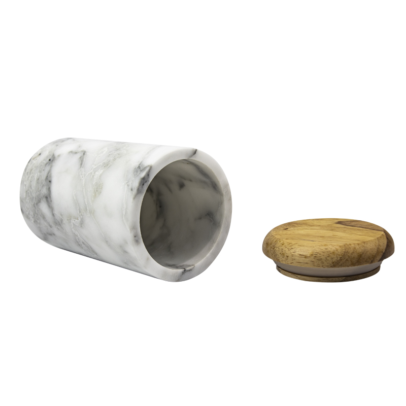 Large Marble Airtight Canister Large Marble Airtight Canister