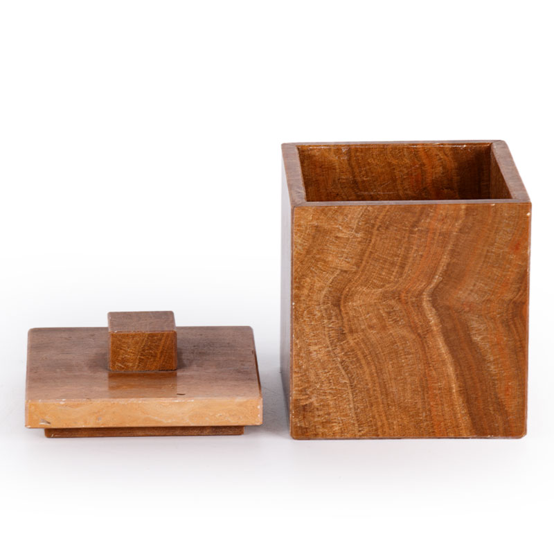 White Marble Storage Box