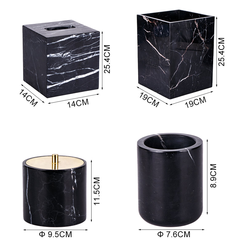 Black Marble Bathroom Accessories Black Marble Bathroom Accessories