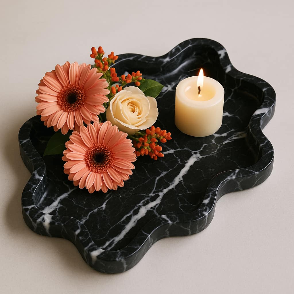 Marble Cheese Serving Tray