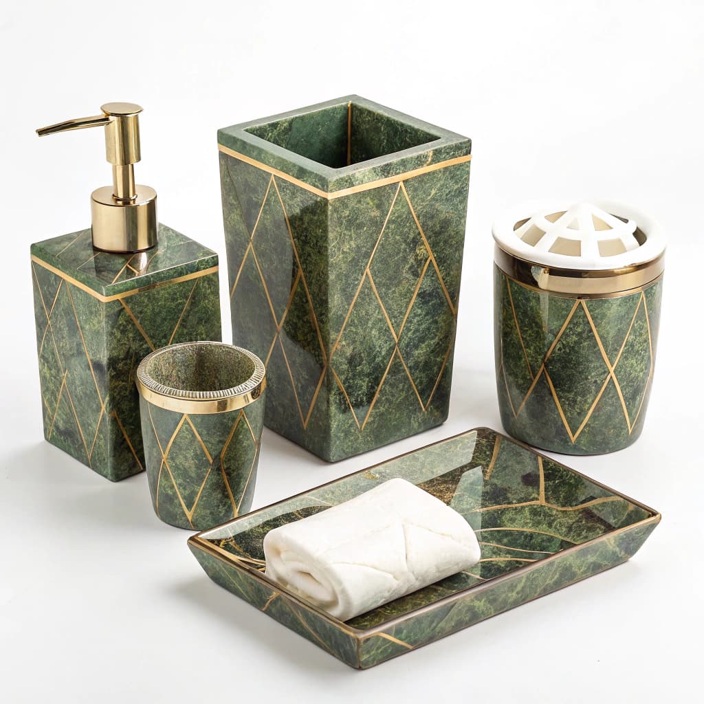 Dark Marble Bathroom Accessories Dark Marble Bathroom Accessories