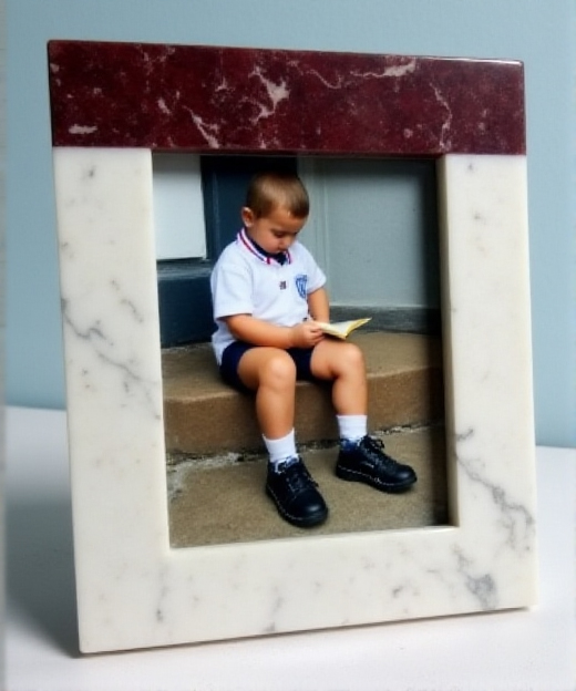 White Marble Picture Frame