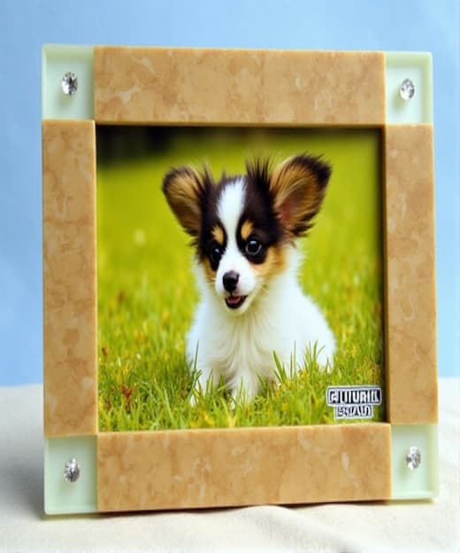 Handcrafted Marble Photo Frame